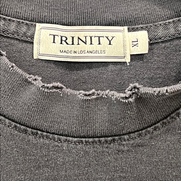 Trinity Distressed Tyson Tee - Vintage Black - Picture 4 of 8